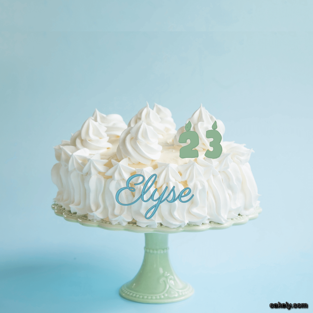 Creamy White Forest Cake for Elyse
