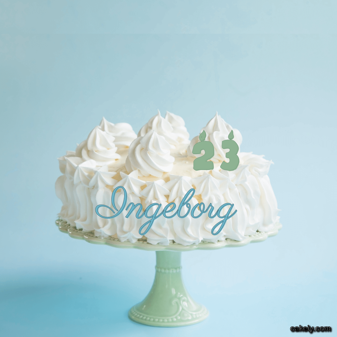 Creamy White Forest Cake for Ingeborg