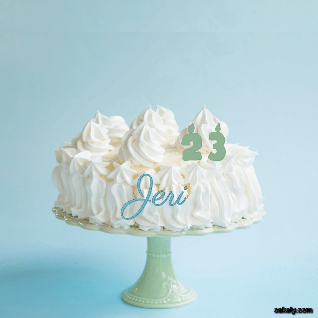 Creamy White Forest Cake for Jeri