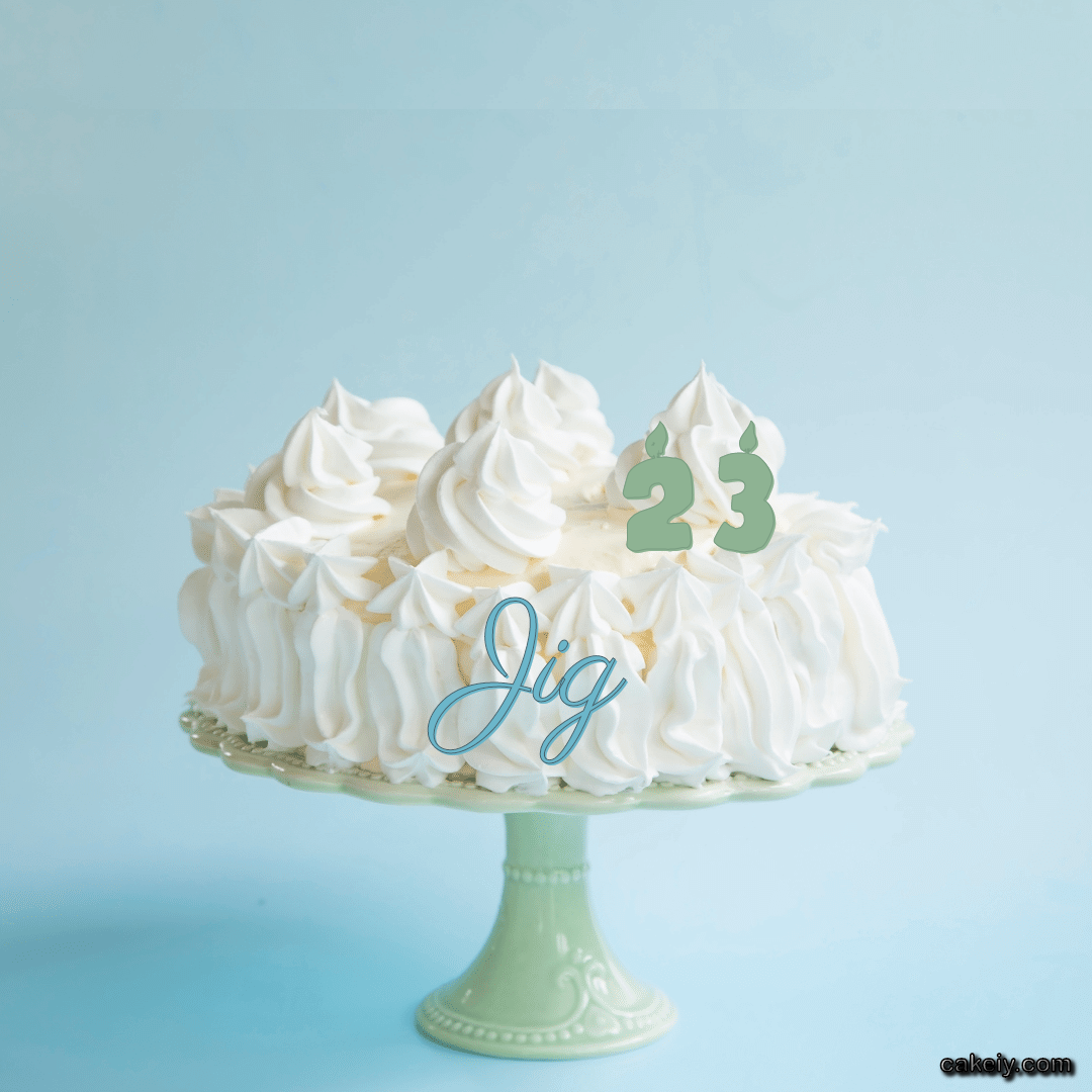 Creamy White Forest Cake for Jig