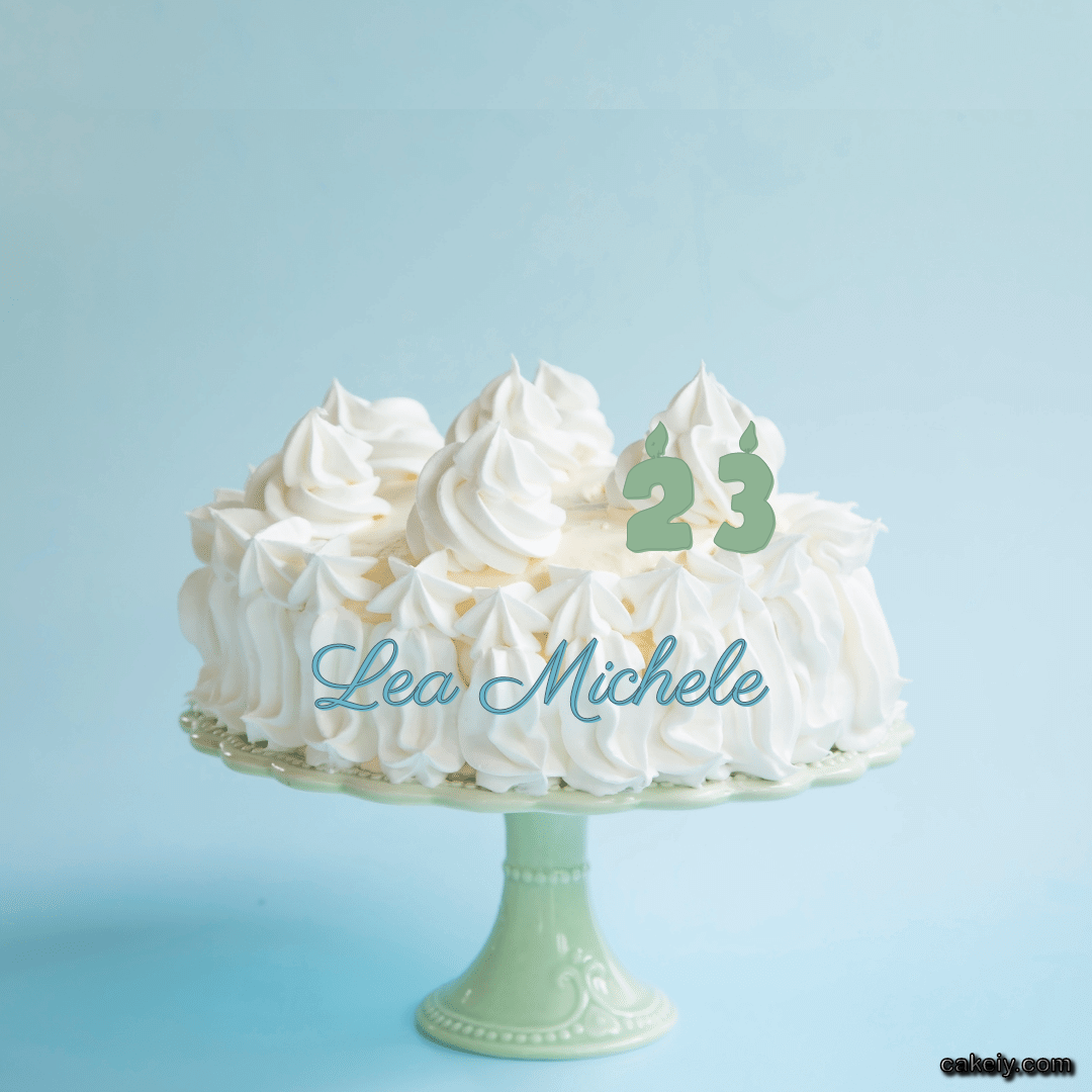 Creamy White Forest Cake for Lea Michele