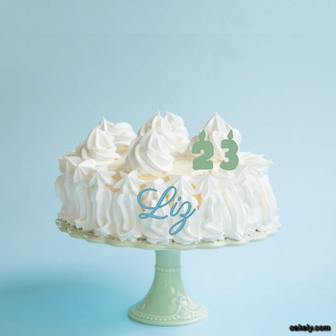 Creamy White Forest Cake for Liz