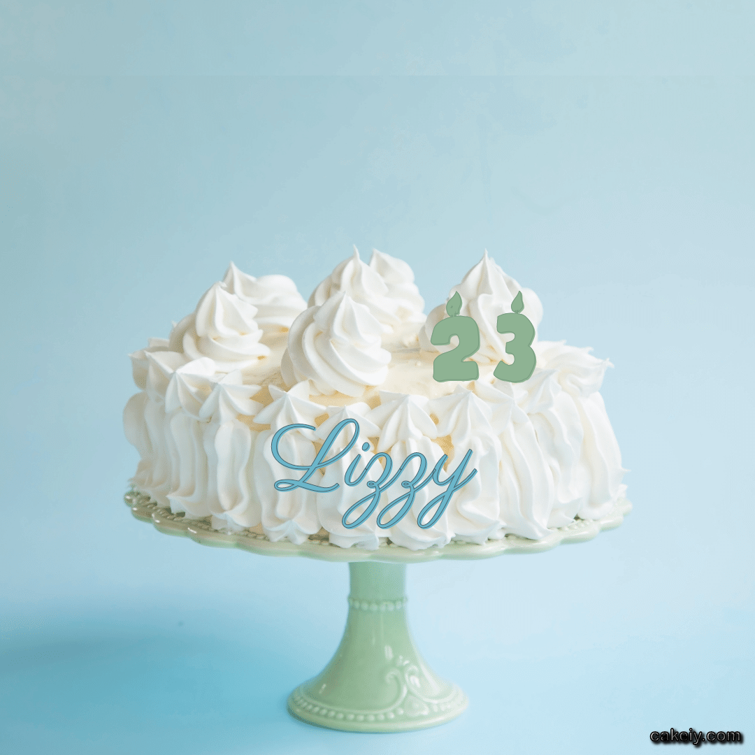 Creamy White Forest Cake for Lizzy