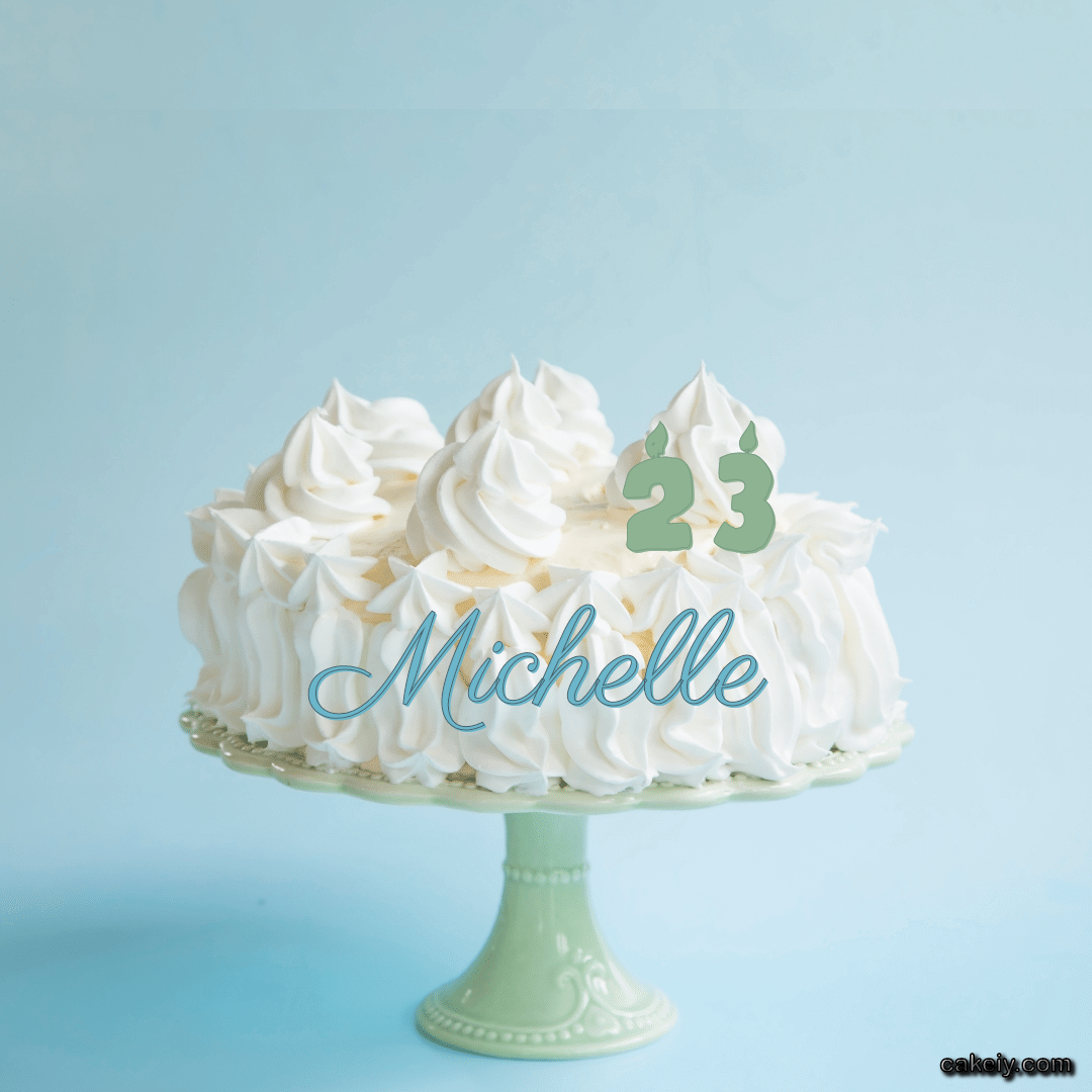 Creamy White Forest Cake for Michelle