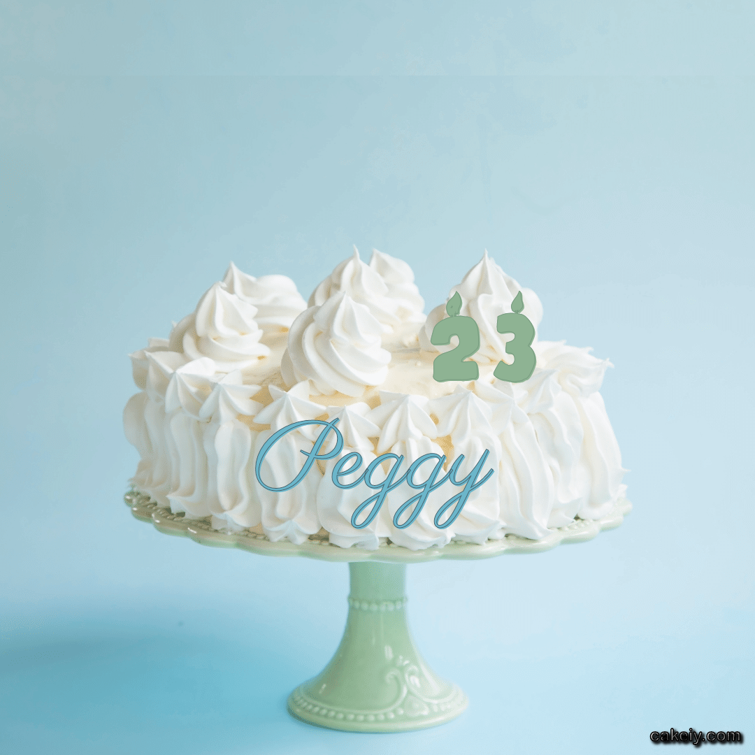 Creamy White Forest Cake for Peggy