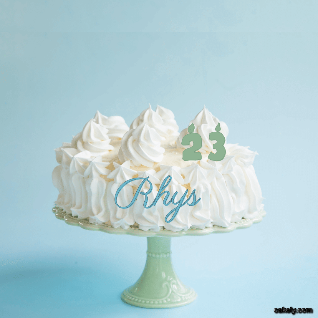 Creamy White Forest Cake for Rhys