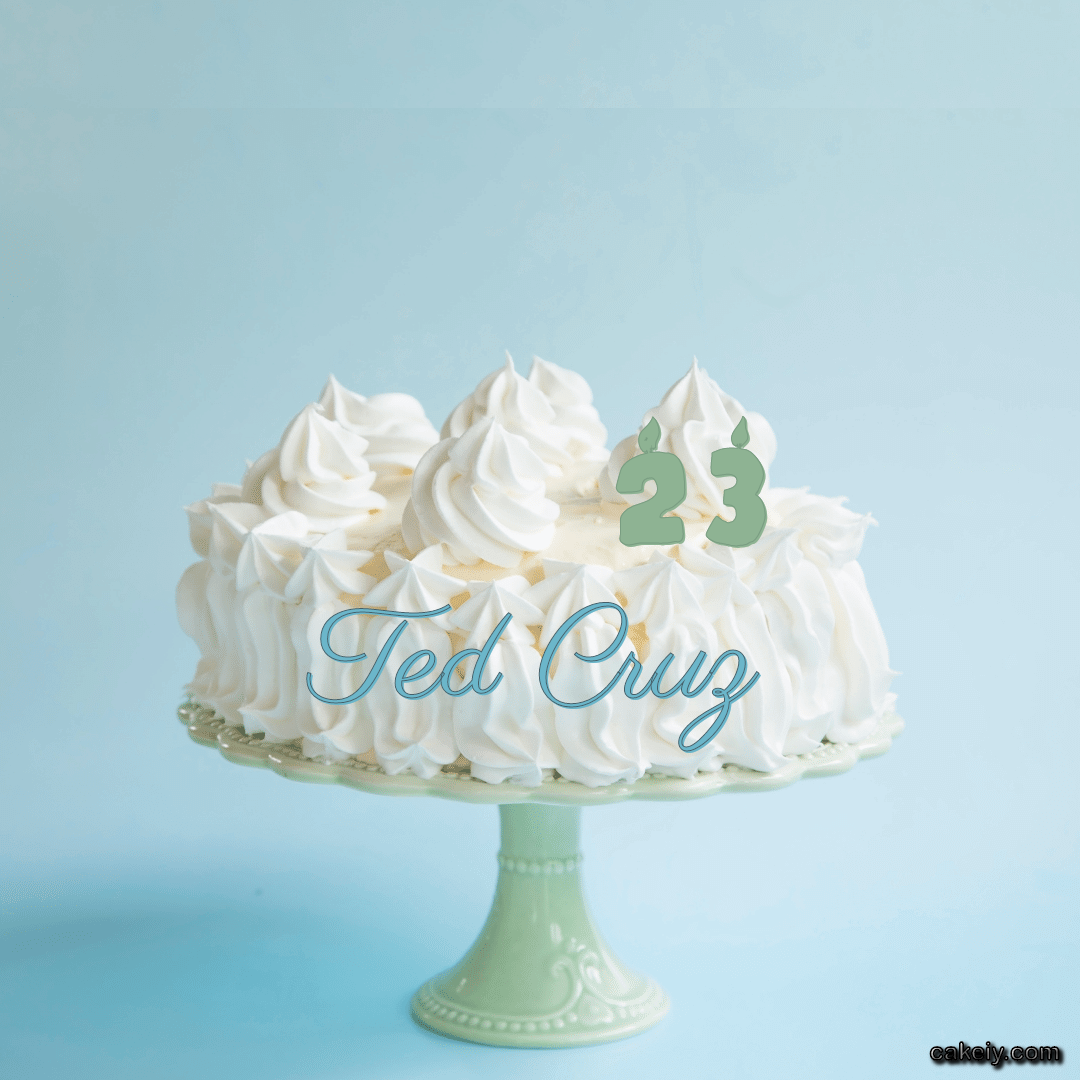 Creamy White Forest Cake for Ted Cruz