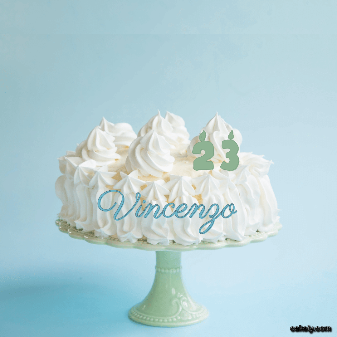 Creamy White Forest Cake for Vincenzo