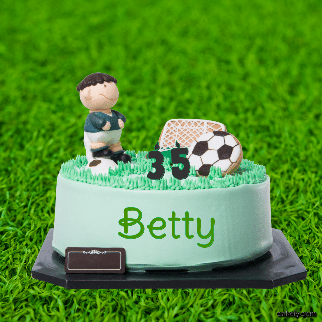 Football soccer Cake for Betty