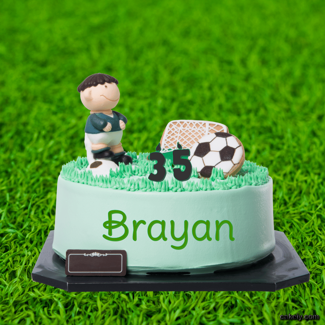 Football soccer Cake for Brayan