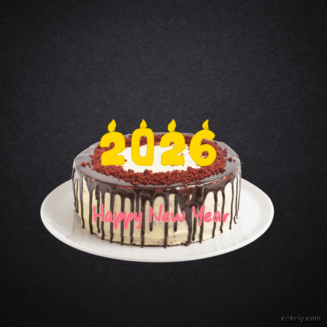 Forest Cake with Caramel for Your Name