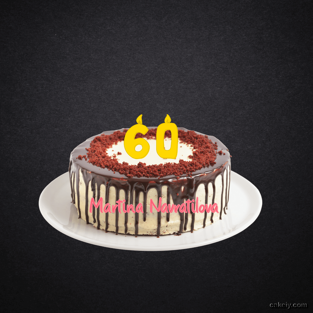 Forest Cake with Caramel for Martina Navratilova