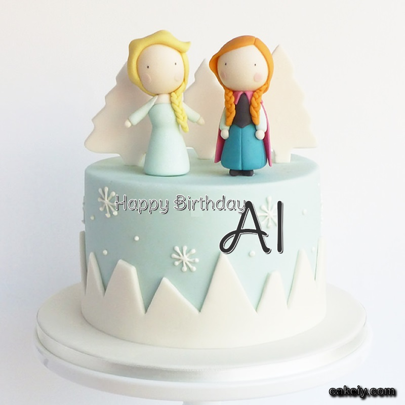 Frozen Sisters Cake Elsa for Al