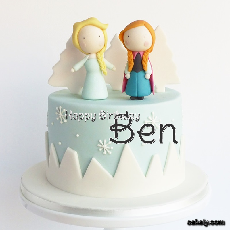 Frozen Sister Cake Elsa for Ben
