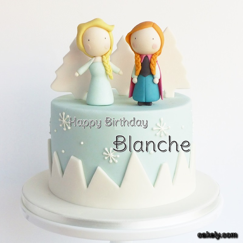 Frozen Sisters Cake Elsa for Blanche