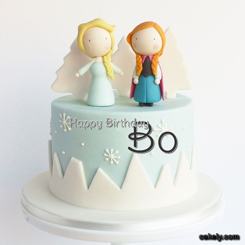 Frozen Sisters Cake Elsa for Bo