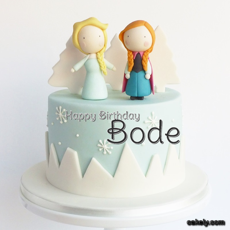 Frozen Sister Cake Elsa for Bode