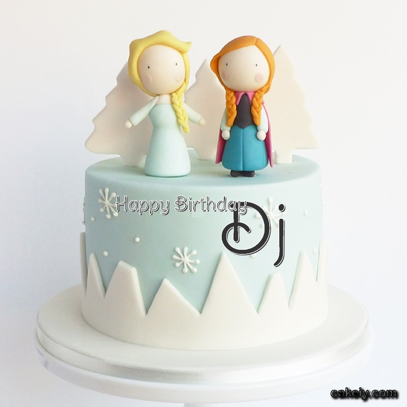 Frozen Sister Cake Elsa for Dj