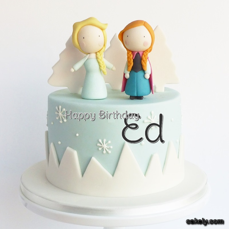 Frozen Sister Cake Elsa for Ed