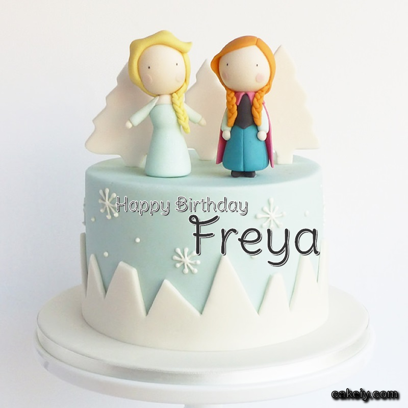 Frozen Sister Cake Elsa for Freya