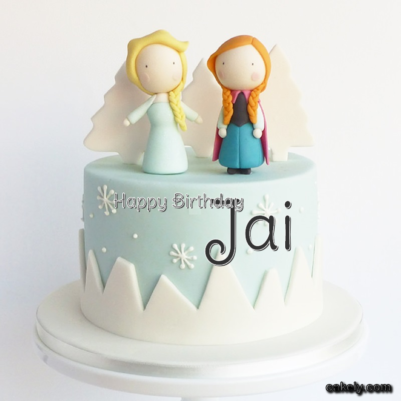 Frozen Sisters Cake Elsa for Jai