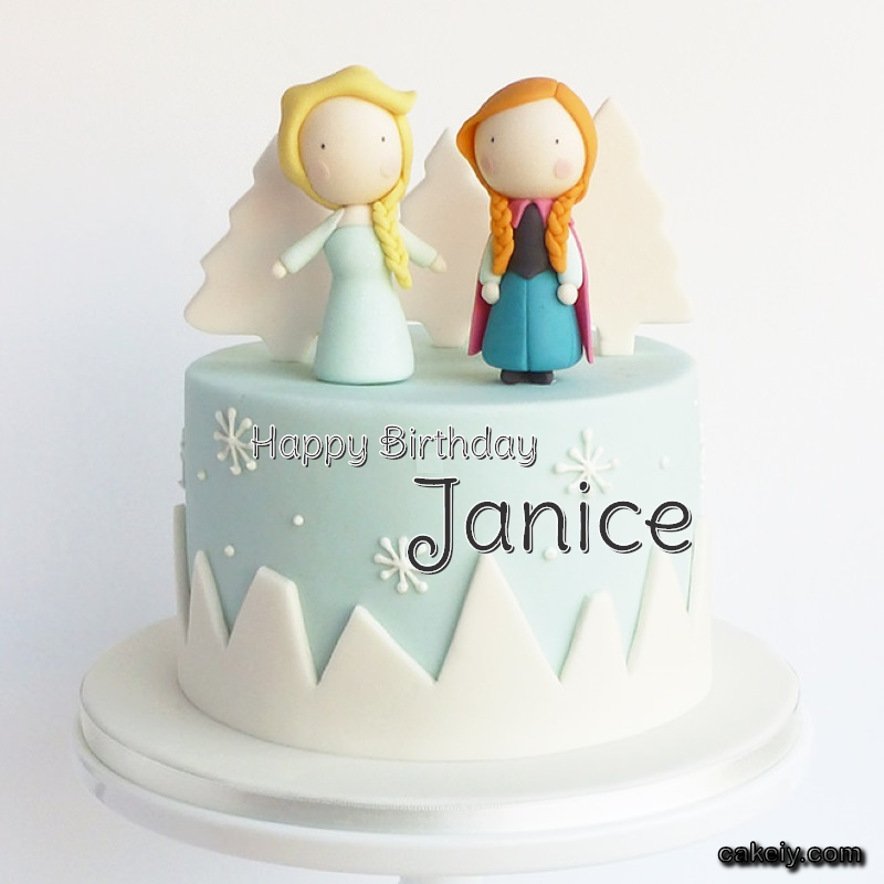 Frozen Sisters Cake Elsa for Janice