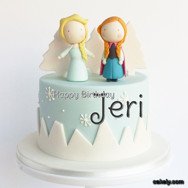 Frozen Sister Cake Elsa for Jeri