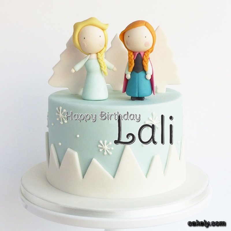 Frozen Sisters Cake Elsa for Lali