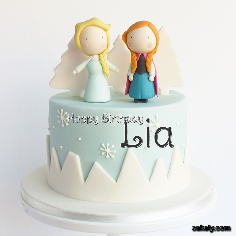 Frozen Sister Cake Elsa for Lia