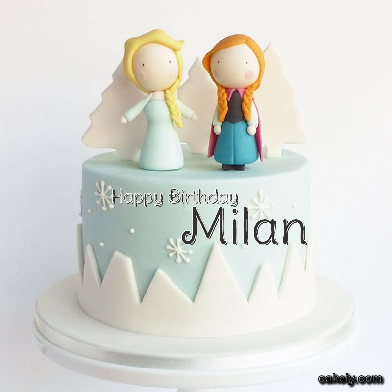 Frozen Sisters Cake Elsa for Milan