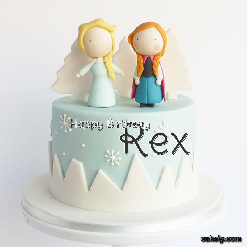 Frozen Sisters Cake Elsa for Rex