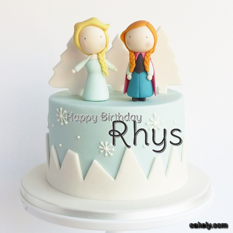 Frozen Sisters Cake Elsa for Rhys