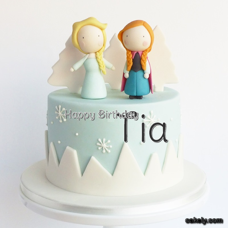 Frozen Sister Cake Elsa for Tia