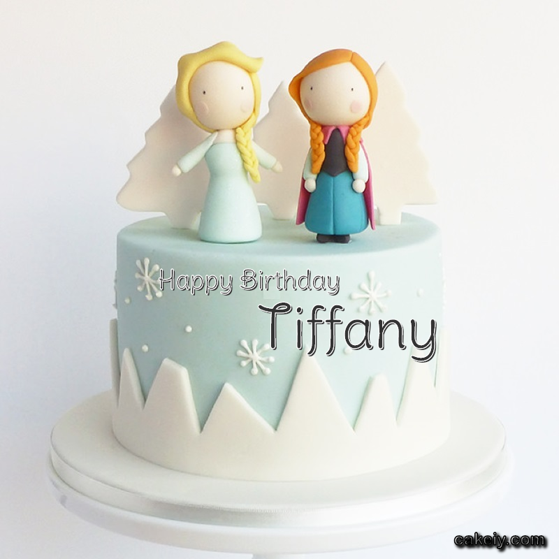 Frozen Sisters Cake Elsa for Tiffany