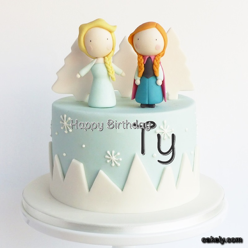 Frozen Sisters Cake Elsa for Ty