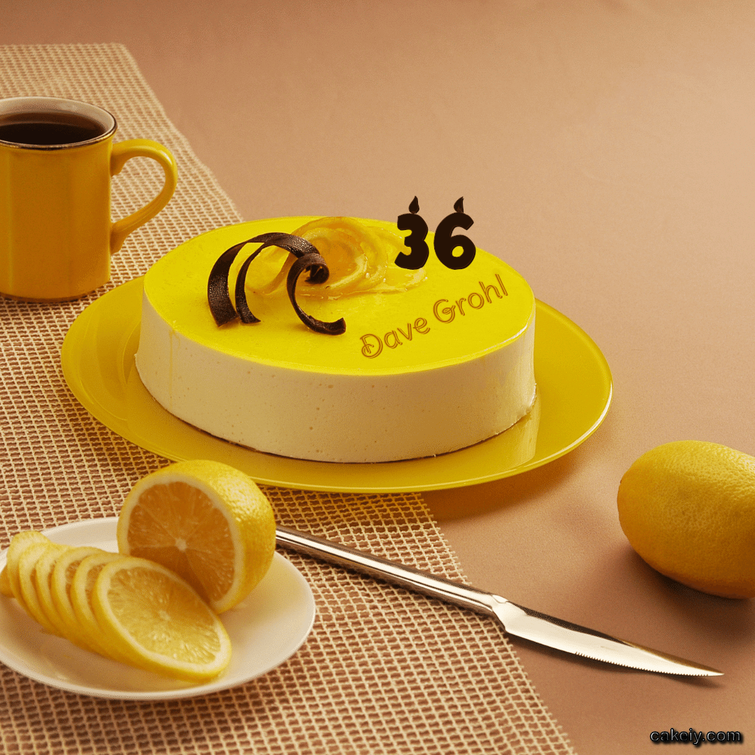 Mango Choco Cake for Dave Grohl