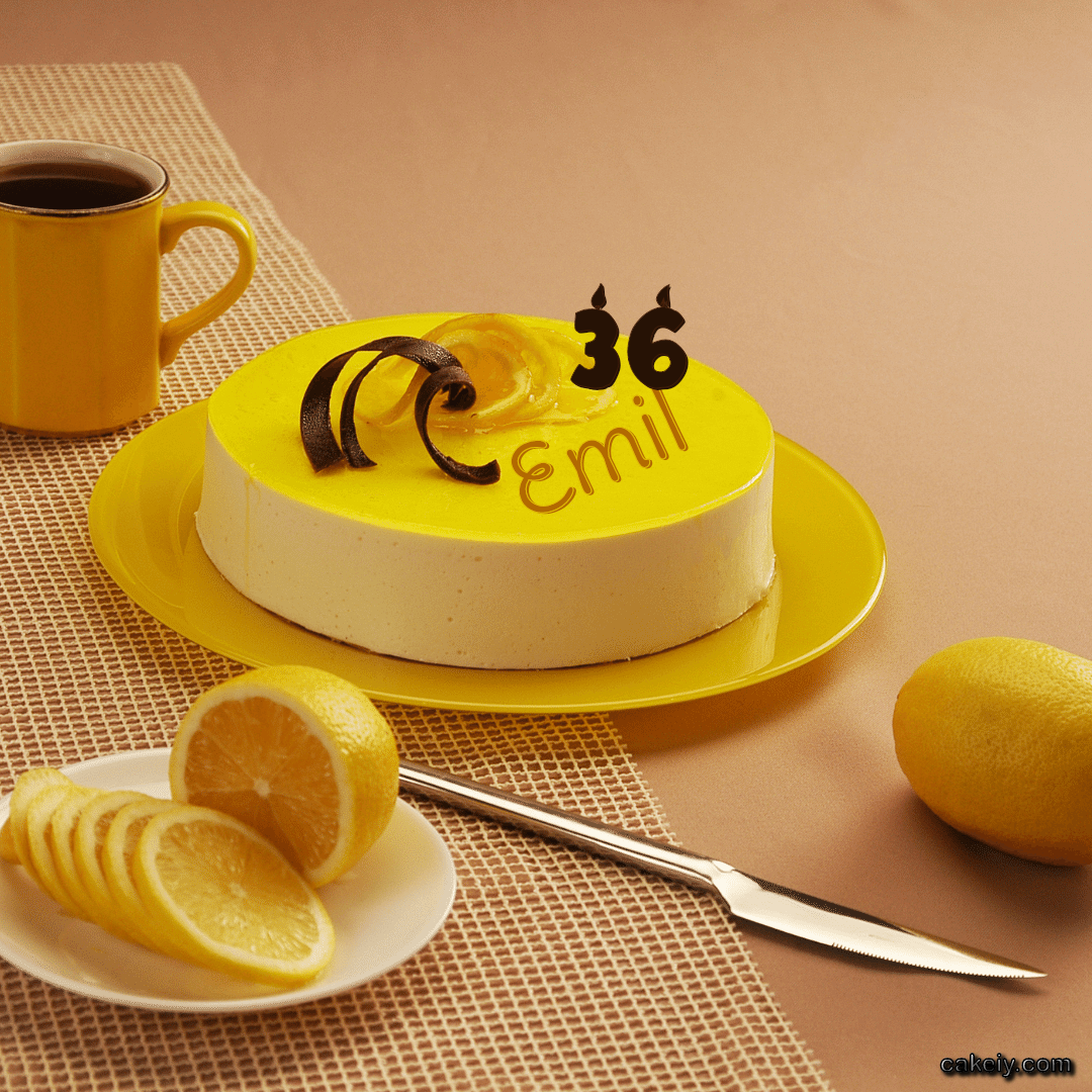 Mango Choco Cake for Emil