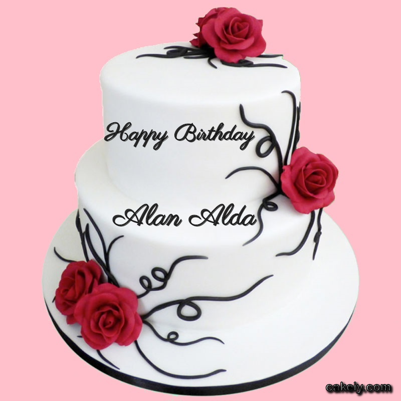 Multi Level Cake For Love for Alan Alda