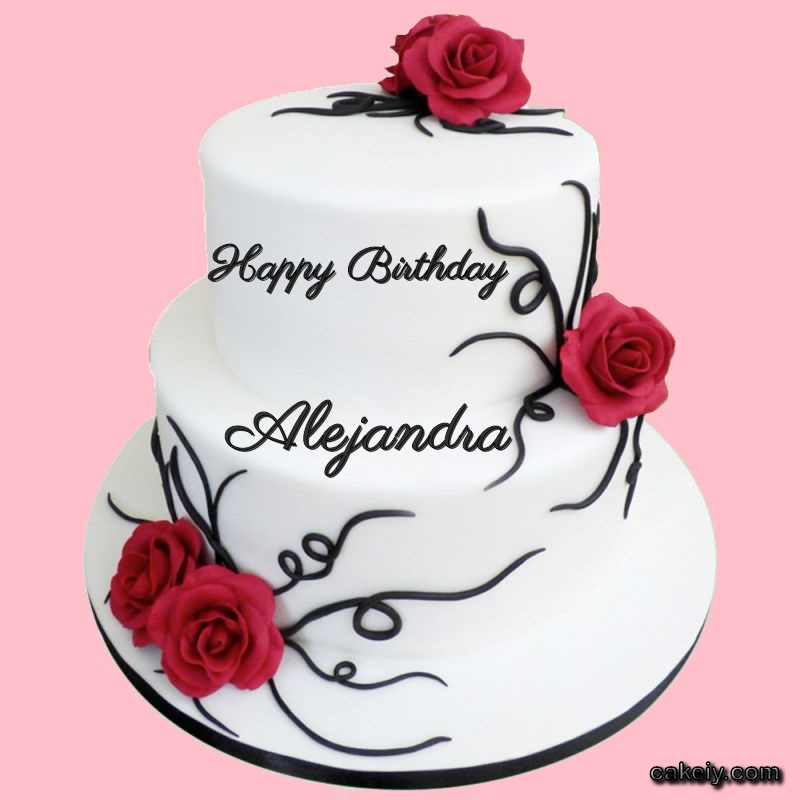 Multi Level Cake For Love for Alejandra