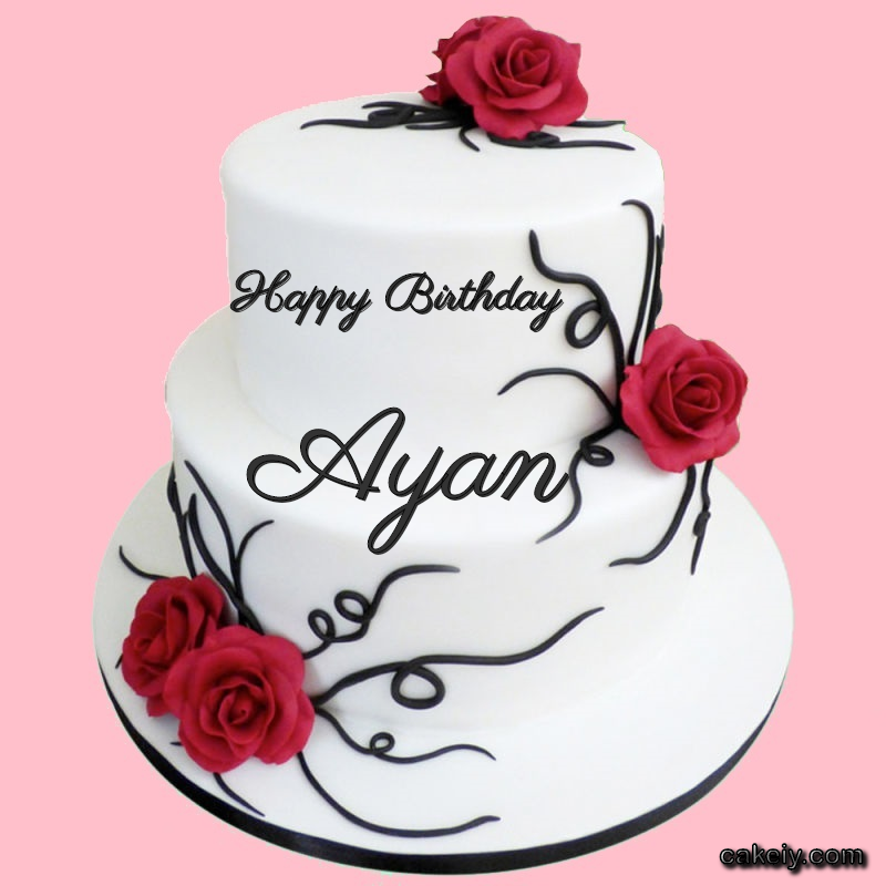 ❤️ Blue Stars Birthday Cake For Ayan