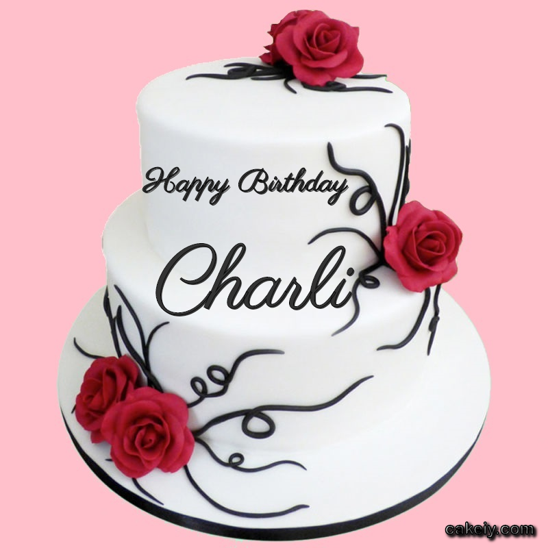 Multi Level Cake For Love for Charli
