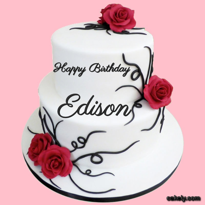 Multi Level Cake For Love for Edison