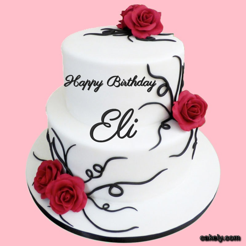 Multi Level Cake For Love for Eli