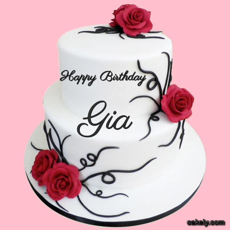 Multi Level Cake For Love for Gia
