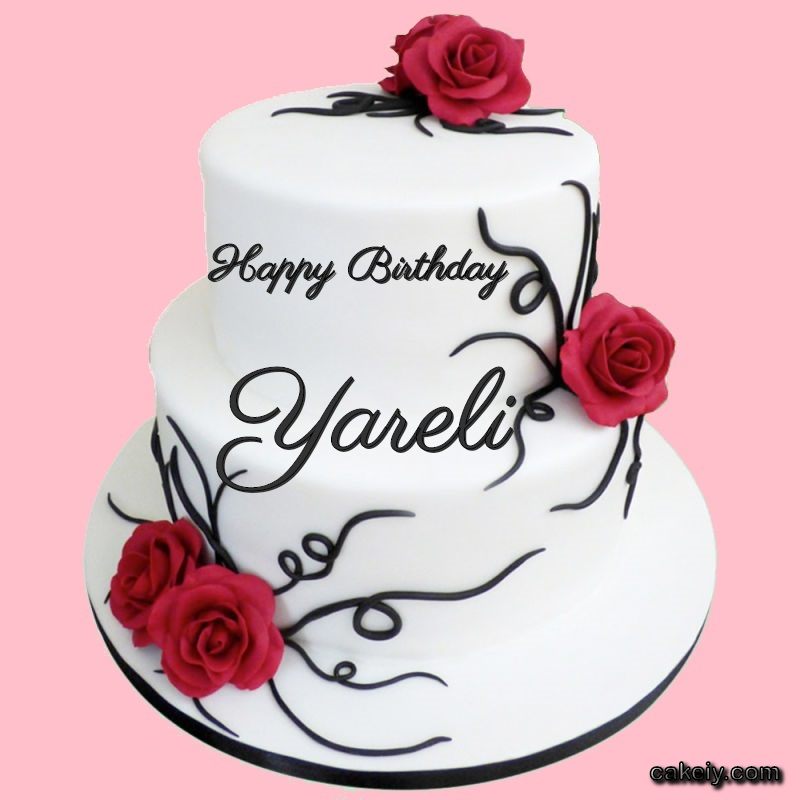 Multi Level Cake For Love for Yareli