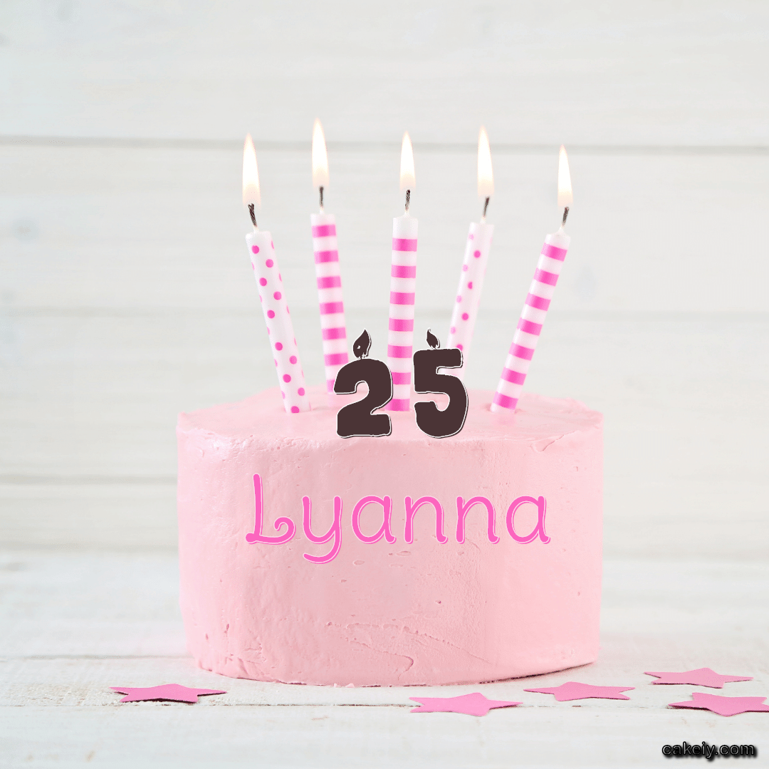 Pink Simple Cake for Lyanna