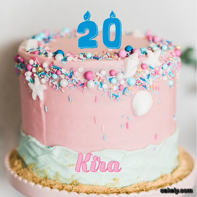 Pink Sprinkle with Year for Kira