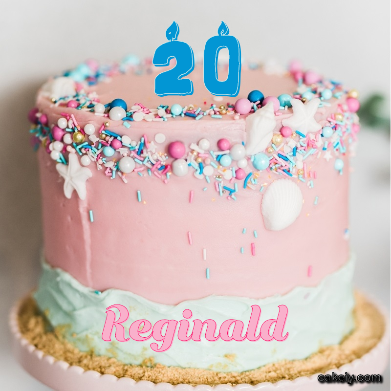 Pink Sprinkle with Year for Reginald