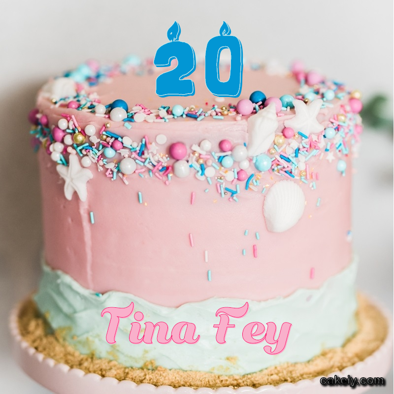 Pink Sprinkle with Year for Tina Fey
