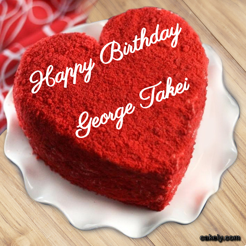 Red Velvet Cake for George Takei